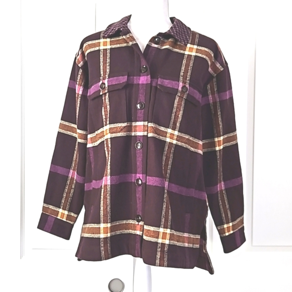Madewell NWT Plaid Flannel Shacket